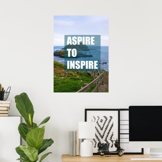 Inspireren Poster (Thuiskantoor)