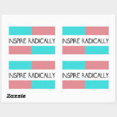 Inspireren radicaal Sticker (Vel)