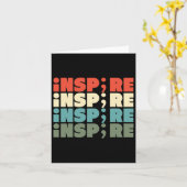 Inspireren Semicolon zelfmoord bewustzijnsproject2 Kaart (Gele Bloem)