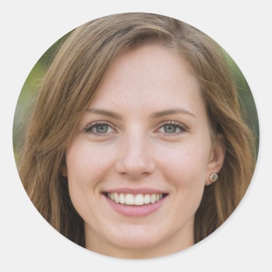 Inspireren tot verandering ronde sticker (Voorkant)