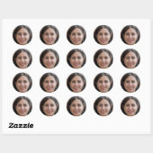 Inspireren tot verandering ronde sticker (Vel)