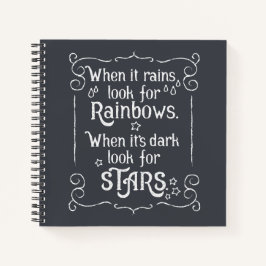 Inspireren wanneer het regent en donker | Guestboo Notitieboek