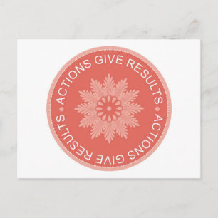 Inspirerend 3 de Citaten van Word ~Actions geven R Briefkaart