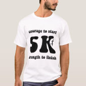 Inspirerend 5K T-shirt (Voorkant)