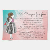 Inspirerend A gebed voor U Poster Theedoek (Horizontaal)