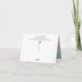 Inspirerend A gebed voor U Wenskaart Bedankkaart (Achterkant)