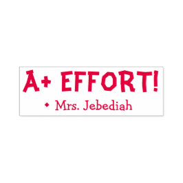 Inspirerend "A+-INSPANNING!" Leraar Rubber Stamp Zelfinktende Stempel