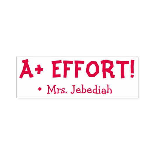 Inspirerend "A+-INSPANNING!" Leraar Rubber Stamp Zelfinktende Stempel (Design)