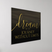 Inspirerend aan droom is aan reis ... folie afdrukken (Laagn)