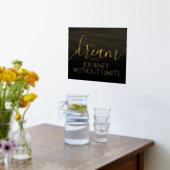 Inspirerend aan droom is aan reis ... folie afdrukken (Laag (Keuken))