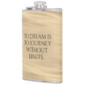 Inspirerend aan droom is naar reis ... heupfles (Links)