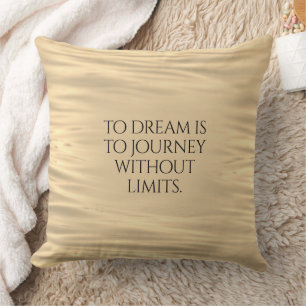 Inspirerend aan droom is naar reis ... kussen