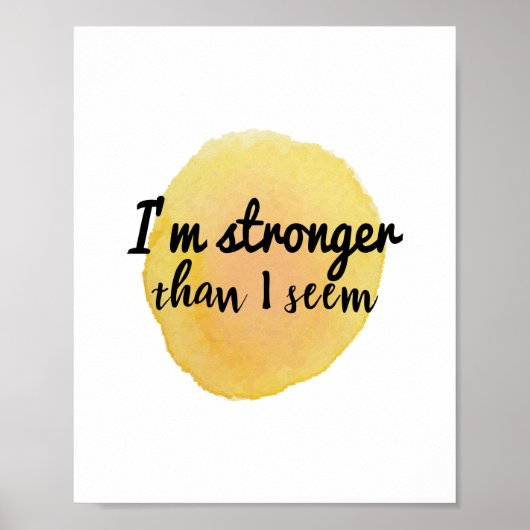 inspirerend aanhalingstekens voor zelfaanvaarding poster (Voorkant)