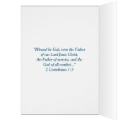 Inspirerend Aanmoediging Christelijke Kaart (Binnen (Links))