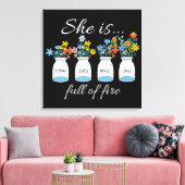 Inspirerend aanmoediging/citaten canvas afdruk (Insitu (Woonkamer))