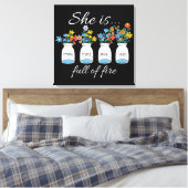 Inspirerend aanmoediging/citaten canvas afdruk (Insitu (Slaapkamer))