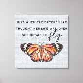 Inspirerend aanmoediging/citaten canvas afdruk (Voorkant)