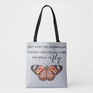 Inspirerend aanmoediging/citaten tote bag