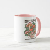 Inspirerend aanmoediging Creëer eigen magisch gesc Mok (Voorkant rechts)