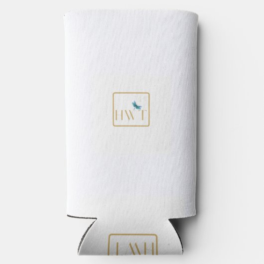 Inspirerend aanmoediging en ondersteuning seltzer blikjeskoeler (Achterkant)