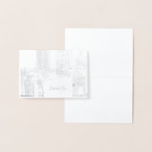 Inspirerend aanmoediging "Volg uw dromen" Folie Kaarten (Display)