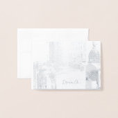 Inspirerend aanmoediging "Volg uw dromen" Folie Kaarten (Voorkant met envelop)