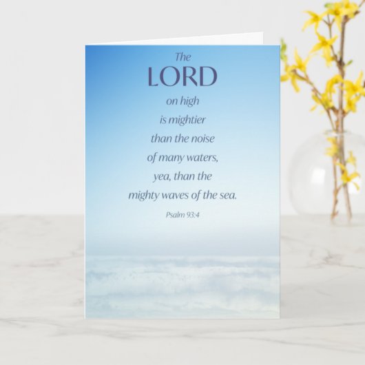 Inspirerend aanmoediging Wenskaart Kaart (Gele Bloem)