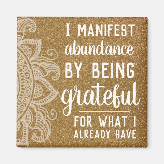 Inspirerend aantrekwet Motivatie Magneet (Voorkant)