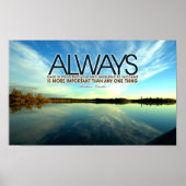 Inspirerend Abraham Lincoln Poster (Voorkant)