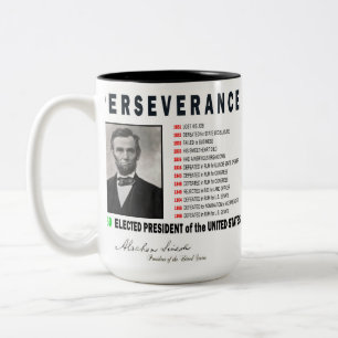 INSPIREREND ABRAHAM LINCOLN TWEEKLEURIGE KOFFIEMOK