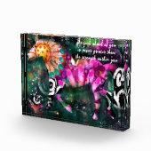 Inspirerend Abstract Paard Bloemen Fotoblokken (Rechts)