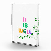 Inspirerend acrylblok fotoblokken (Rechts)