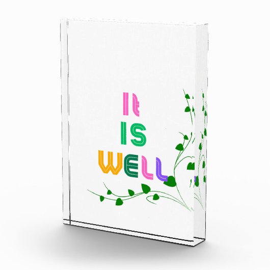 Inspirerend acrylblok fotoblokken (Rechts)