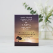 Inspirerend activeringsbijbelscripts briefkaart (Staand voorkant)