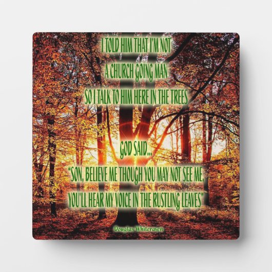 Inspirerend Afbeelding Fotoplaat (Voorkant)