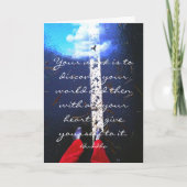 Inspirerend afbeelding met het citaat van Boedha Kaart (Voorkant)