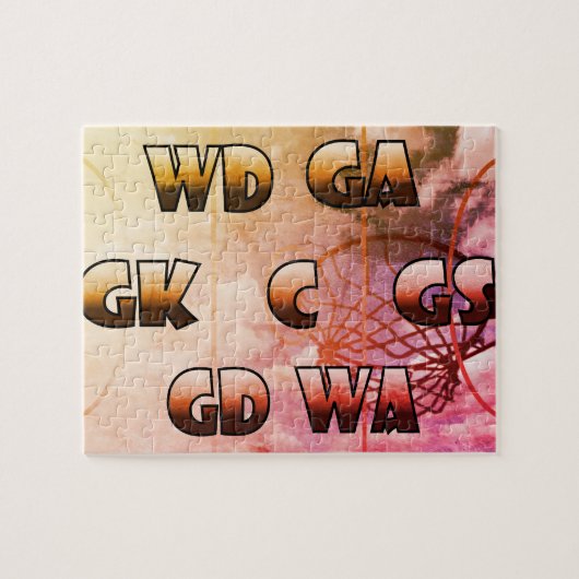 Inspirerend Afbeelding Netball Posities Legpuzzel (Horizontaal)