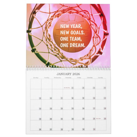Inspirerend Afbeeldingen en Citaten Netball Kalender (Jan 2026)