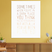 Inspirerend afdrukken op Canvas (Insitu (Woonkamer))