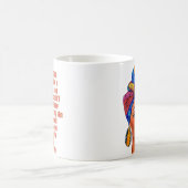 Inspirerend Afro-Amerikaanse vrouw met citaat Koffiemok (Center)