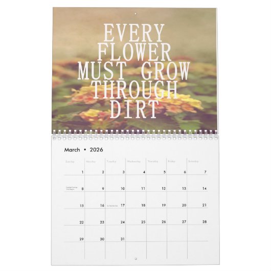 inspirerend agenda 2016 - Vandaag is dag één dag Kalender (Mar 2026)