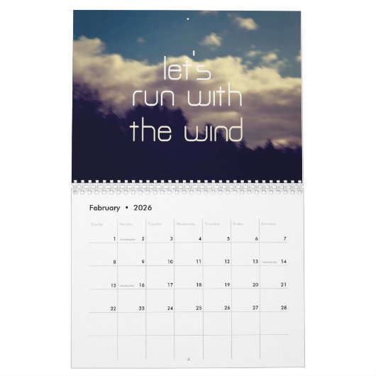 inspirerend agenda 2016 - Vandaag is dag één dag Kalender (Feb 2026)