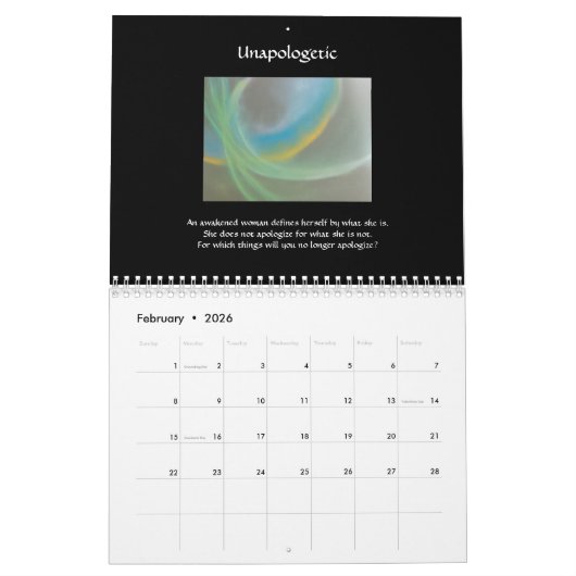 Inspirerend agenda kalender (Feb 2026)