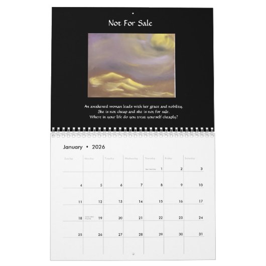 Inspirerend agenda kalender (Jan 2026)