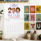 Inspirerend agendabarnhouten lichten kalender