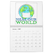 Inspirerend agendabarnhouten lichten kalender (Jan 2027)