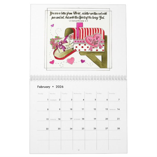 Inspirerend agendabarnhouten lichten kalender (Feb 2026)