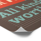 Inspirerend Alle soorten Liefde LGBT-Poster Poster (Hoek)