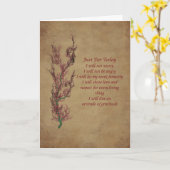 Inspirerend alleen voor vandaag citaat kaart (Gele Bloem)