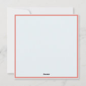 Inspirerend als je het droomt Waterverf Feestdagenkaart (Achterkant)